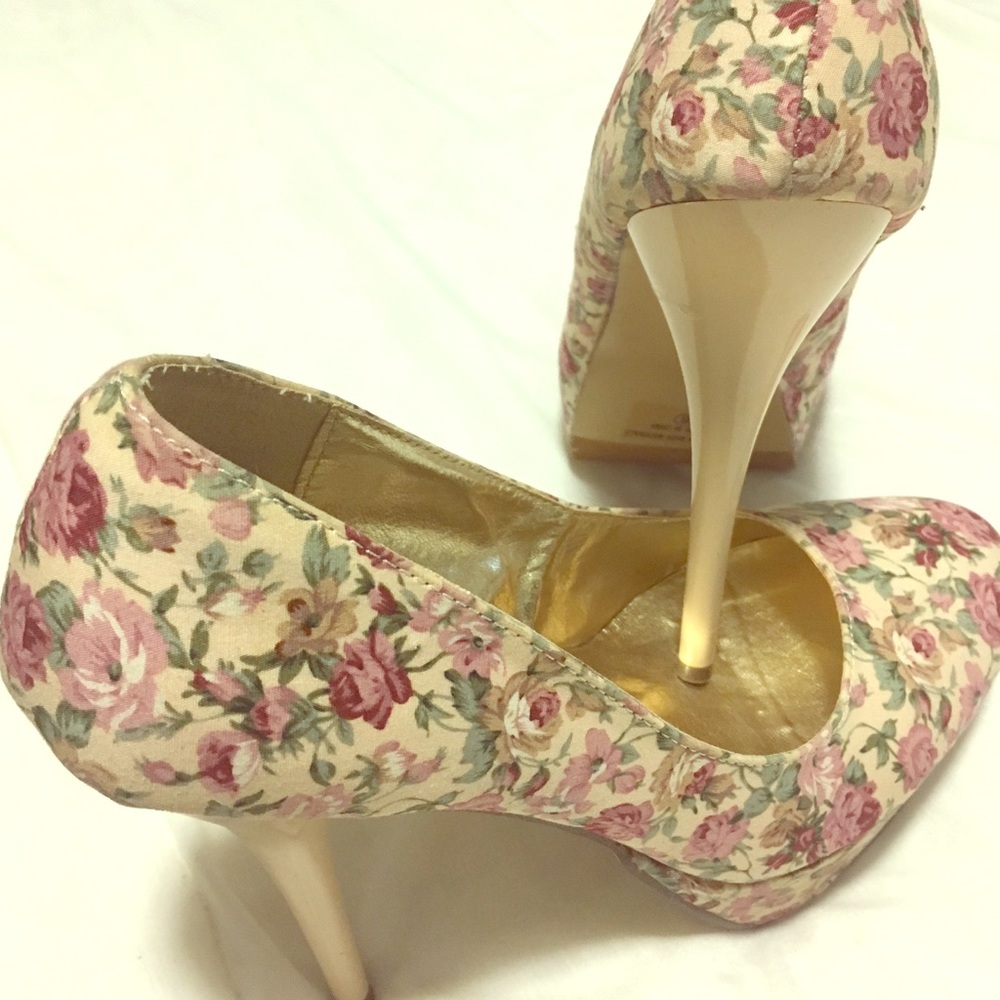 Beautiful floral heels